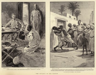 De opmars in Soedan door Oswaldo Tofani